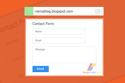 Solusi Contact Form Tidak Berfungsi Bagi Blog yang Masih Menggunakan Domain .blogspot.com