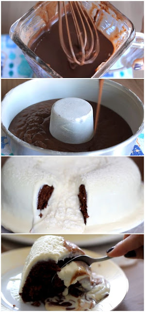 Como fazer bolo vulcão de leite ninho e nutella