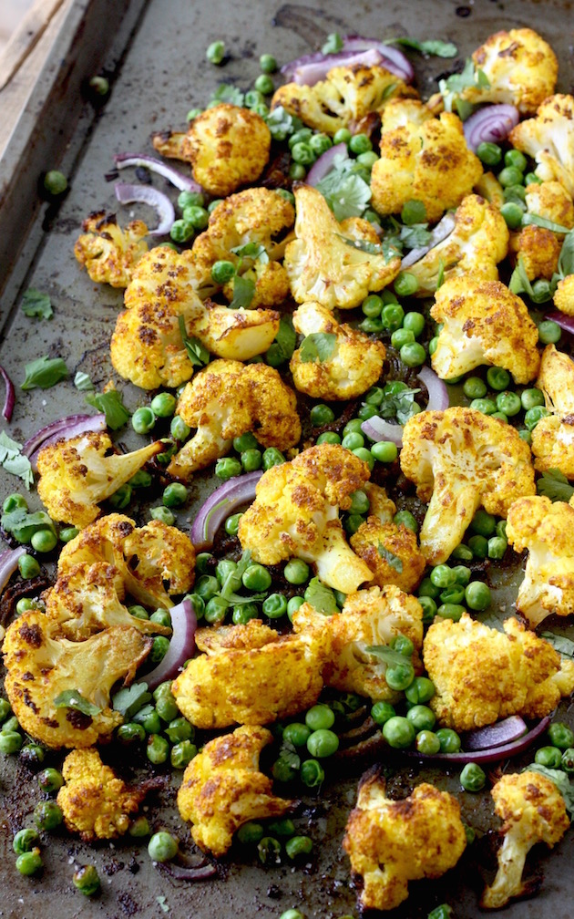 Roasted Curried Cauliflower recipe by SeasonWithSpice.com