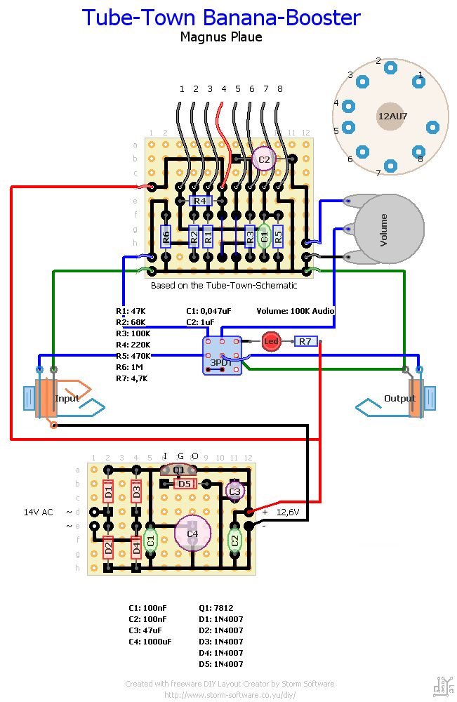 StompBoXed - The Guitar Pedal Builders Repository: Tube Town Banana