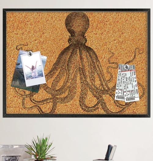 ocotopus cork memo board