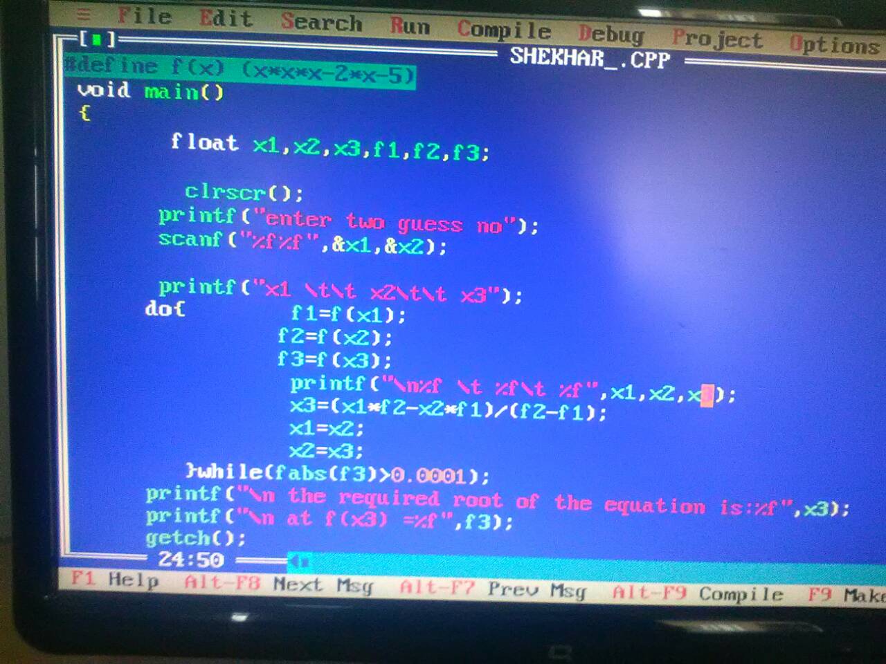 NUMERICAL METHOD LAB 2:Secant Method – Engineering Helpline Pvt. Ltd