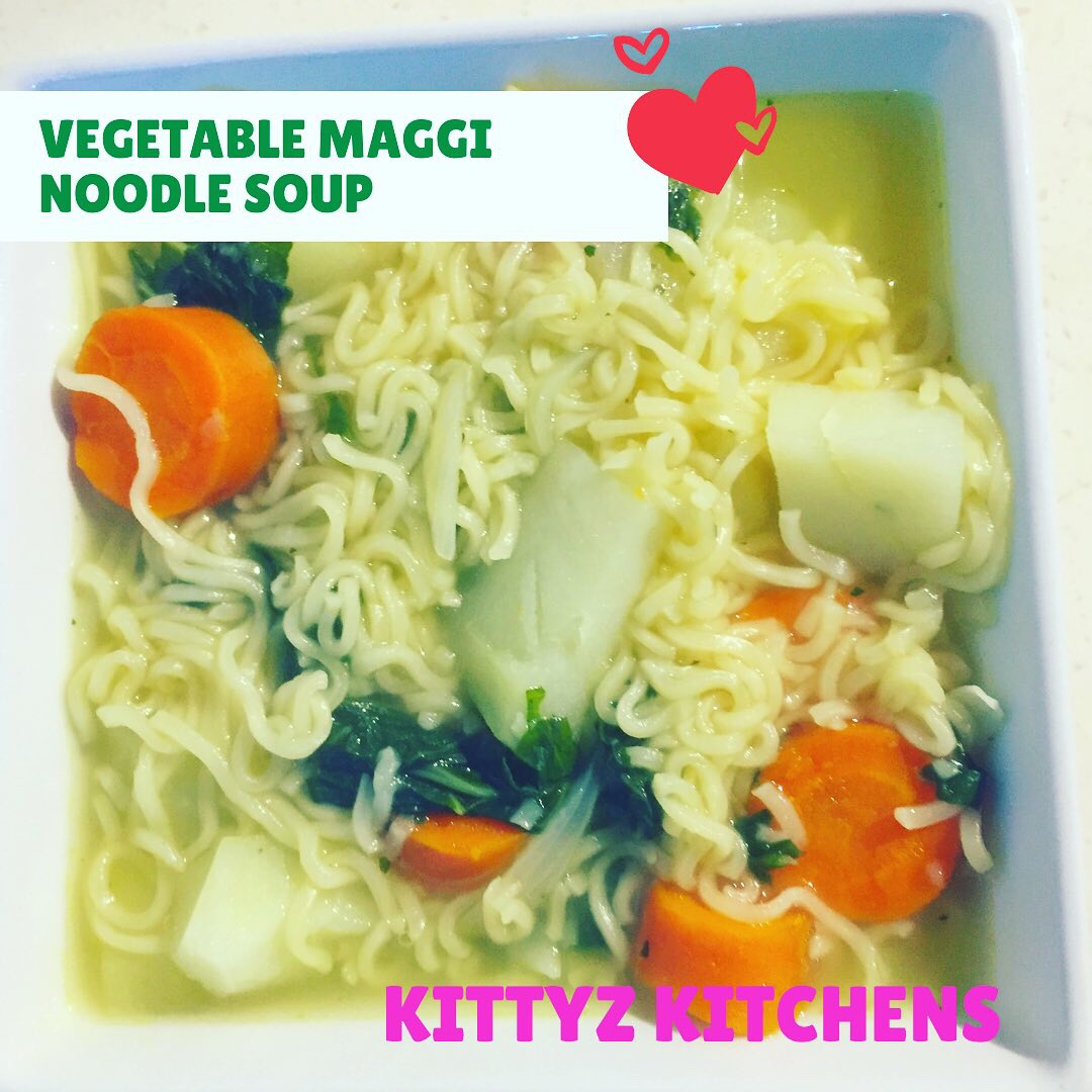 Vegetable Maggi Noodle Soup Recipe