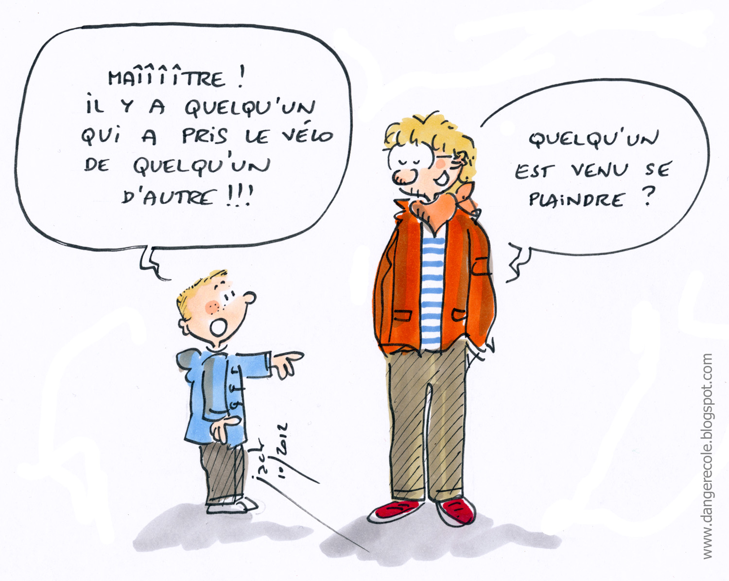 danger école quelqu