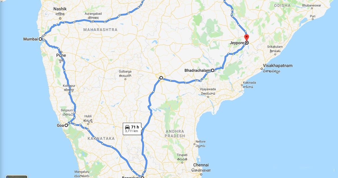 A Bike Tour Of 4200 Kilometers- Mumbai To Goa (Part-1)