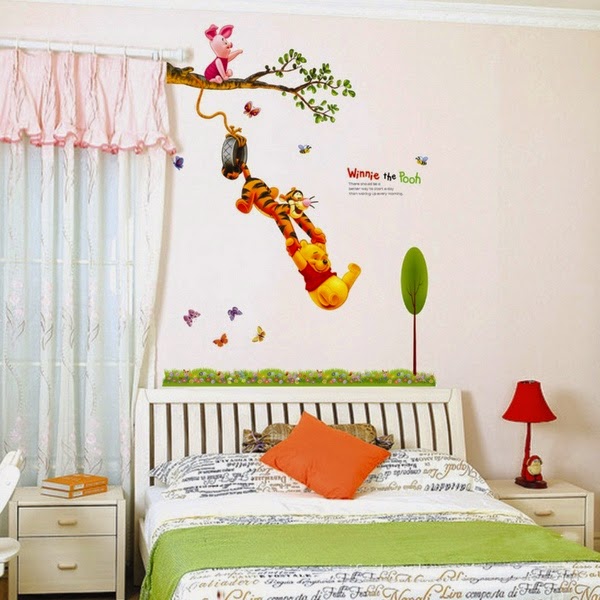Paint Kids Bedroom as Garden Background