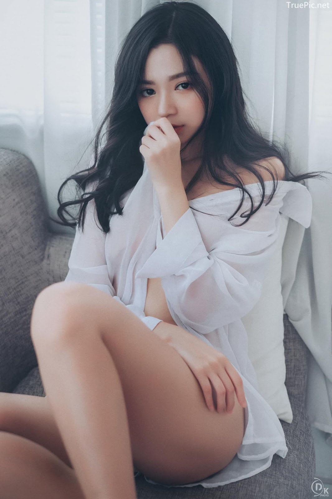 Vietnamese Sexy Model - Vu Ngoc Kim Chi - Beautiful in white - TruePic.net- Picture 13