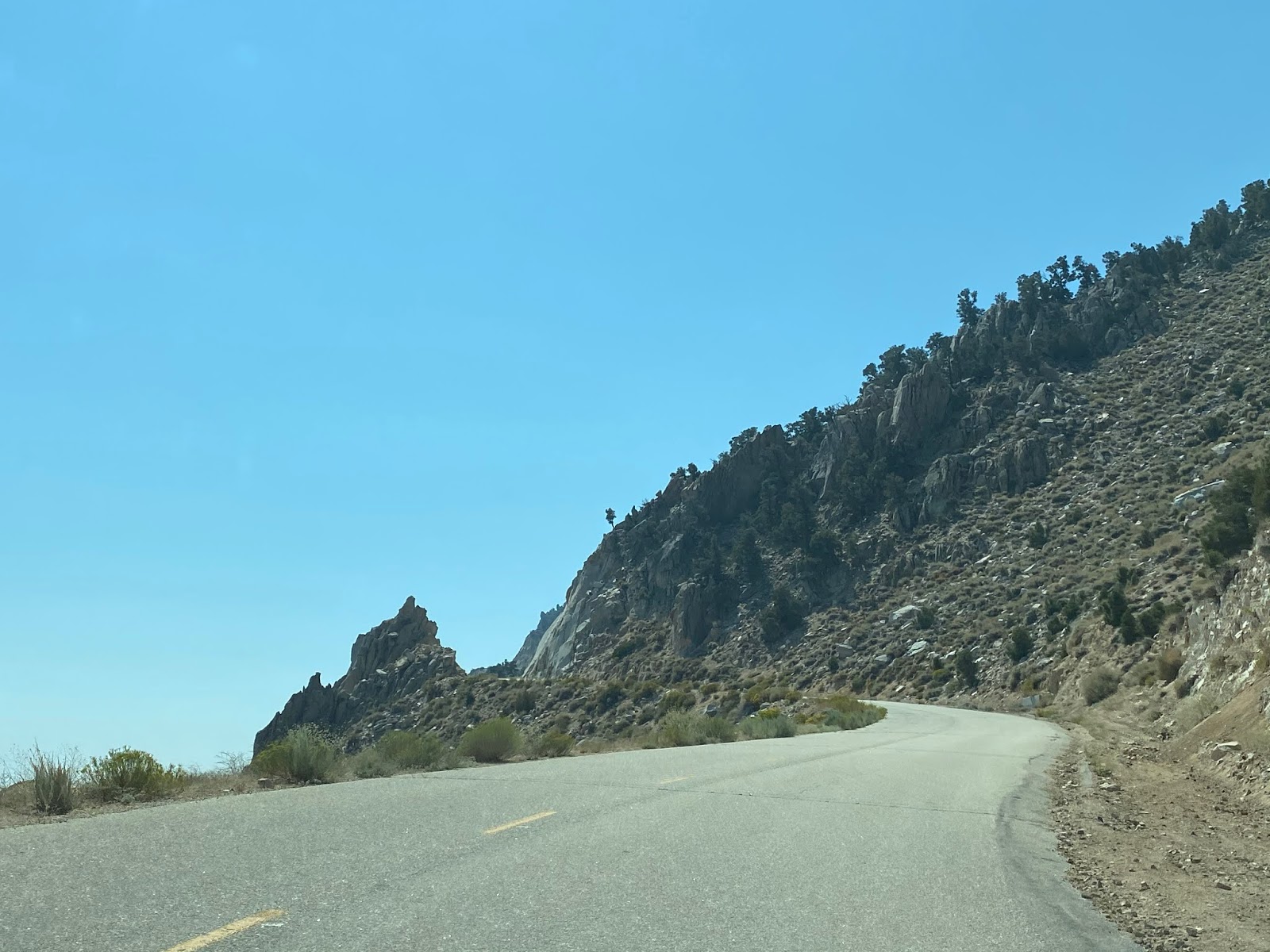 Horseshoe Meadows Road; former California State Route 190 and the