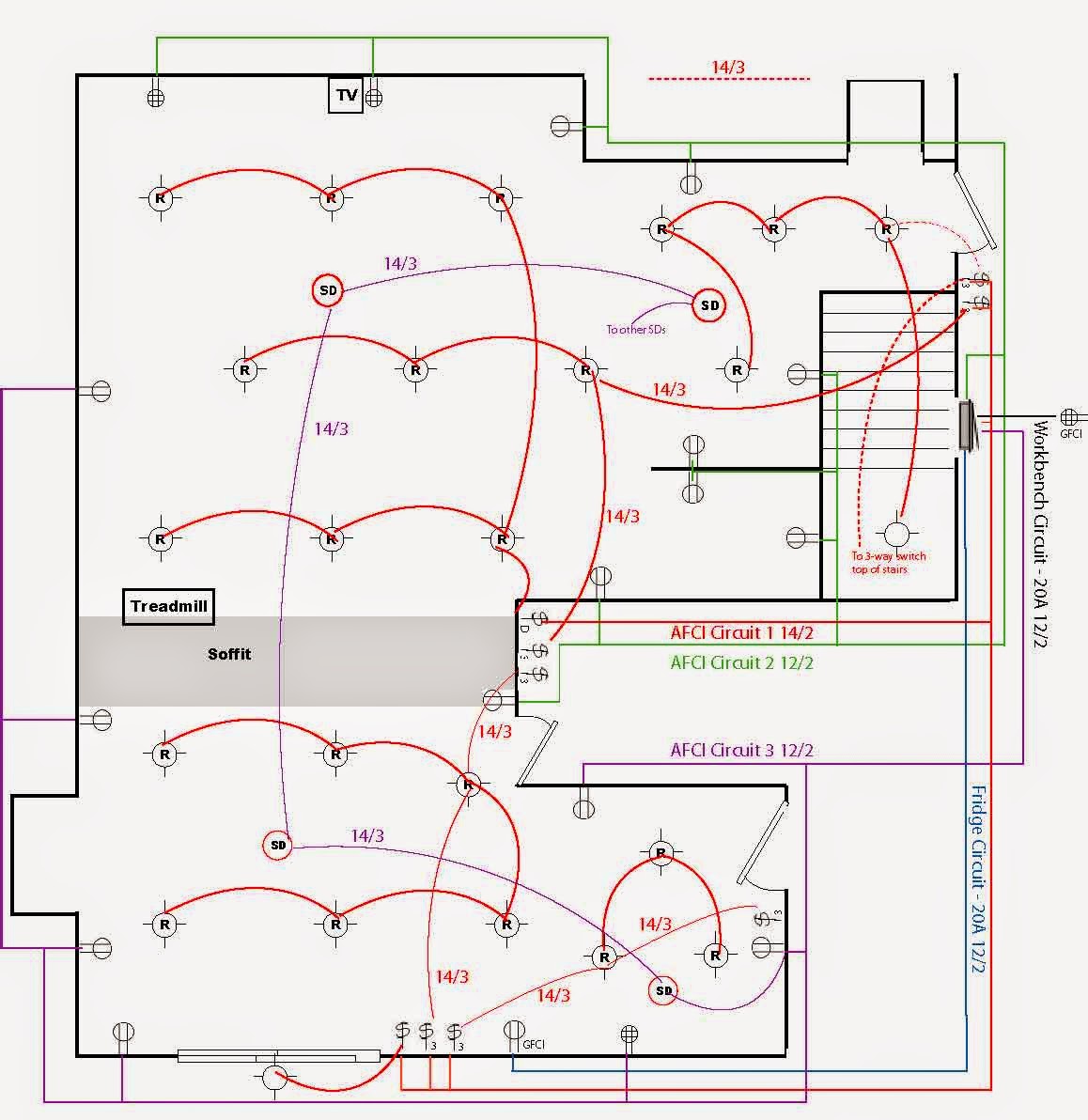 Electric Work: Home Electrical Wiring Blueprint and Layout