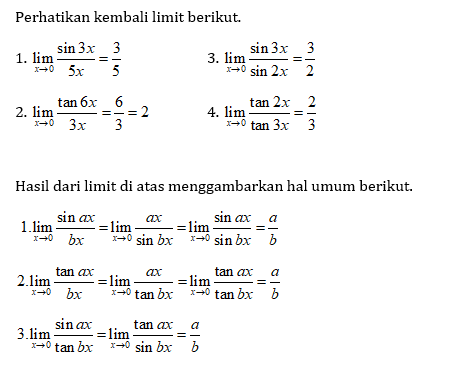 Belajar matematika sma limit fungsi trigonometri