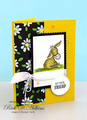 Check out today's Hey There Friend Card using the Darling Donkeys Sale-A-Bration Stamp Set.  Click here to learn more