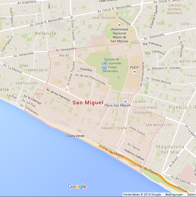 Latin America Life and travel information Lima San Miguel