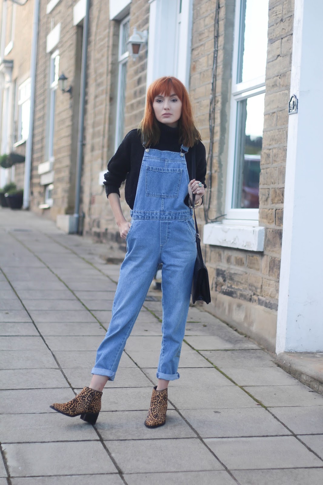 winter dungaree outfit