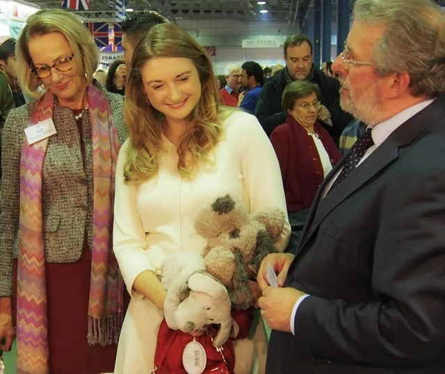 Princess Stephanie and William attended the 54th edition of the International Bazaar