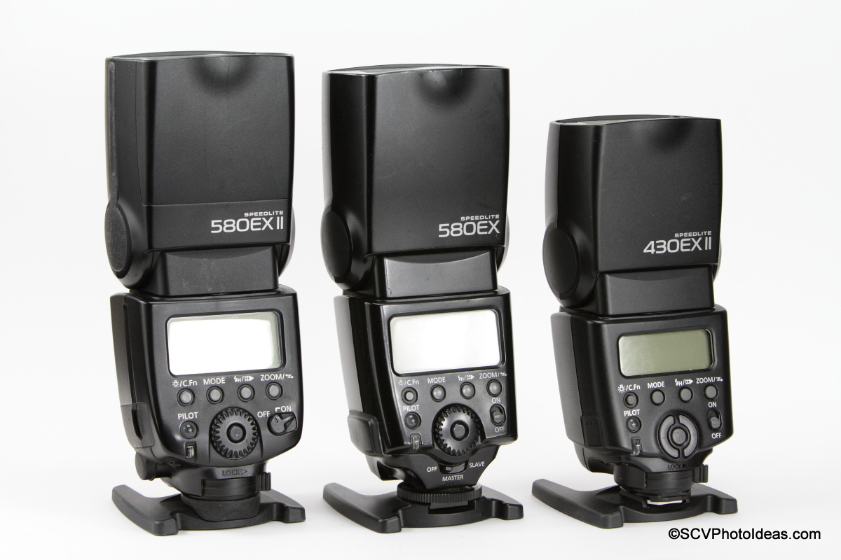 S.C.V. Photography Ideas Canon Speedlite 580EX Reference Page