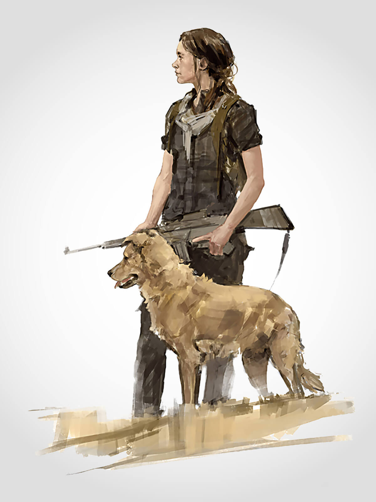 Naughty Dog on X: A technicolor take of Ellie's journey in