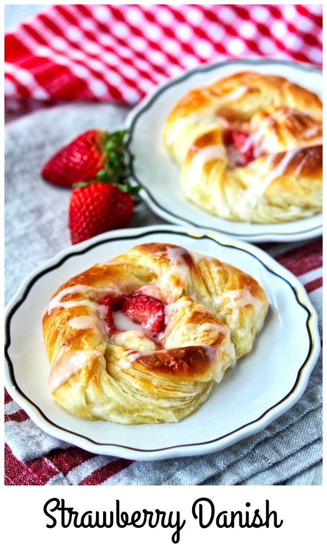Strawberry Danish Pastries