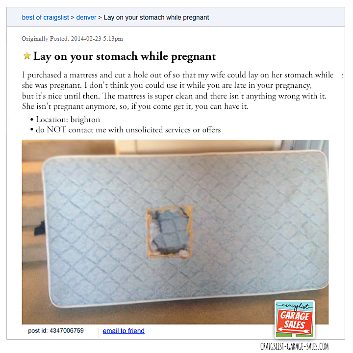 FUNNY CRAIGSLIST ADS Worse than the Peloton ad Craigslist Garage Sales