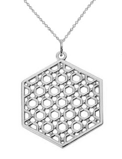 Honeycomb pendant