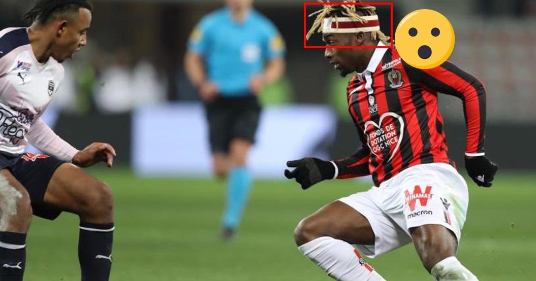 Allan SaintMaximin Wears Gucci Headband In Ligue 1 Match Footy Headlines