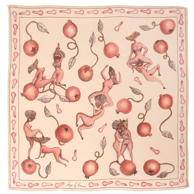 Age of Reason deliciously naughty pocket squares Made in Britain