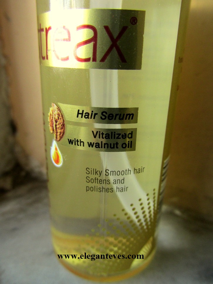 Review Of Streax Hair Serum: Vitalized with Walnut Oil - Elegant Eves