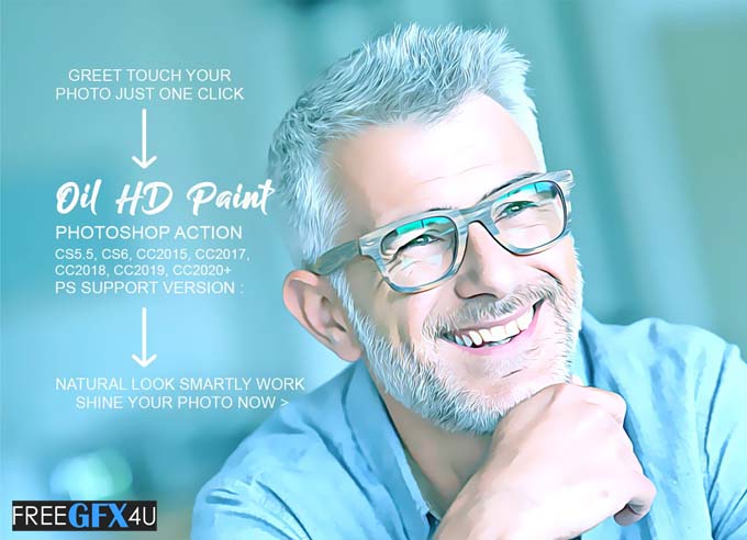 Oil HD Paint Photoshop Action