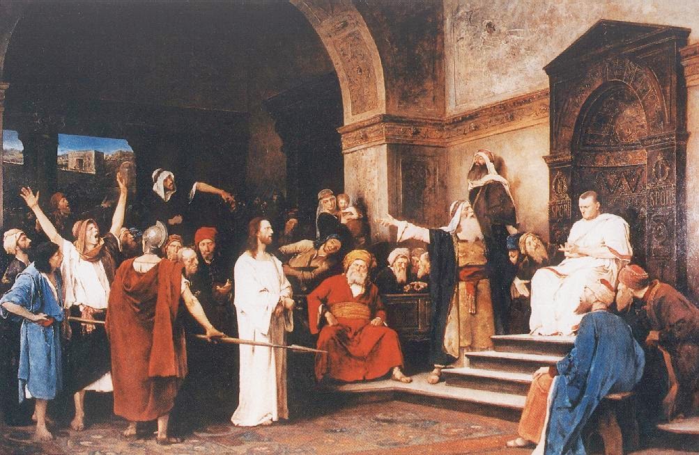 Jesus Christ and Christian Pictures Paintings of the Trial of Jesus