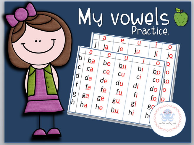 What Is My Vowel Worksheet
