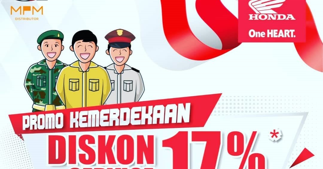 Diskon 17 Persen Spesial Kemerdekaan Garuda Motor Jajag