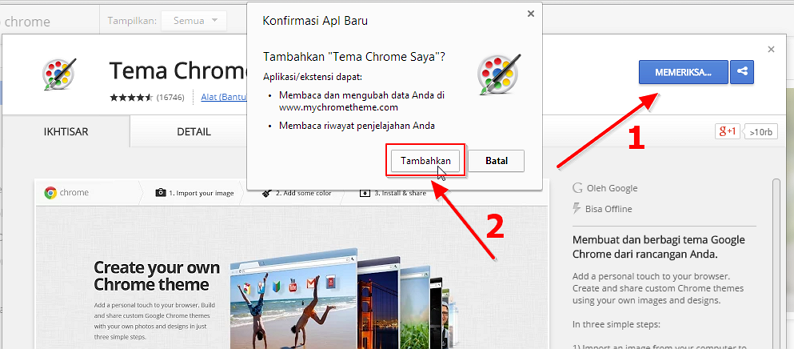 Cara Mudah Membuat Sendiri Tema Google Chrome