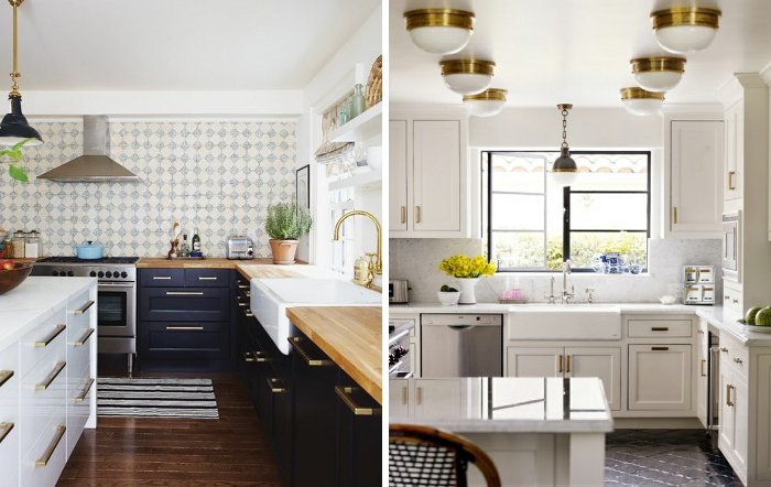 Peonies + Brass: brass obsessed: hardware styles for the kitchen