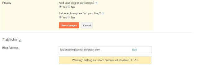 blog settings continues