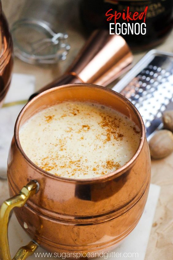 Spiked Eggnog with Rum Simple Delicious Desserts