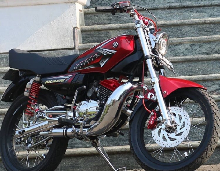 Modifikasi rx king warna merah polos, metalik, ferrari, marun, original