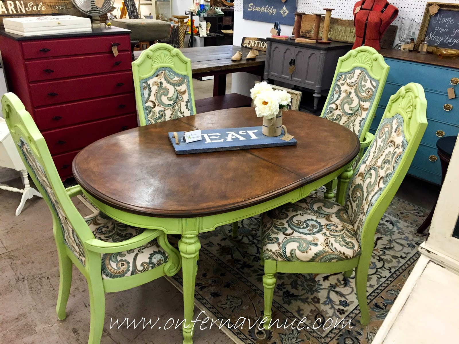 Dining Room Table Chairs Makeover Using Repurpose Chroma Color