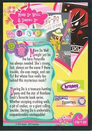 My Little Pony Mare Do Well & Daring Do Series 1 Trading Card
