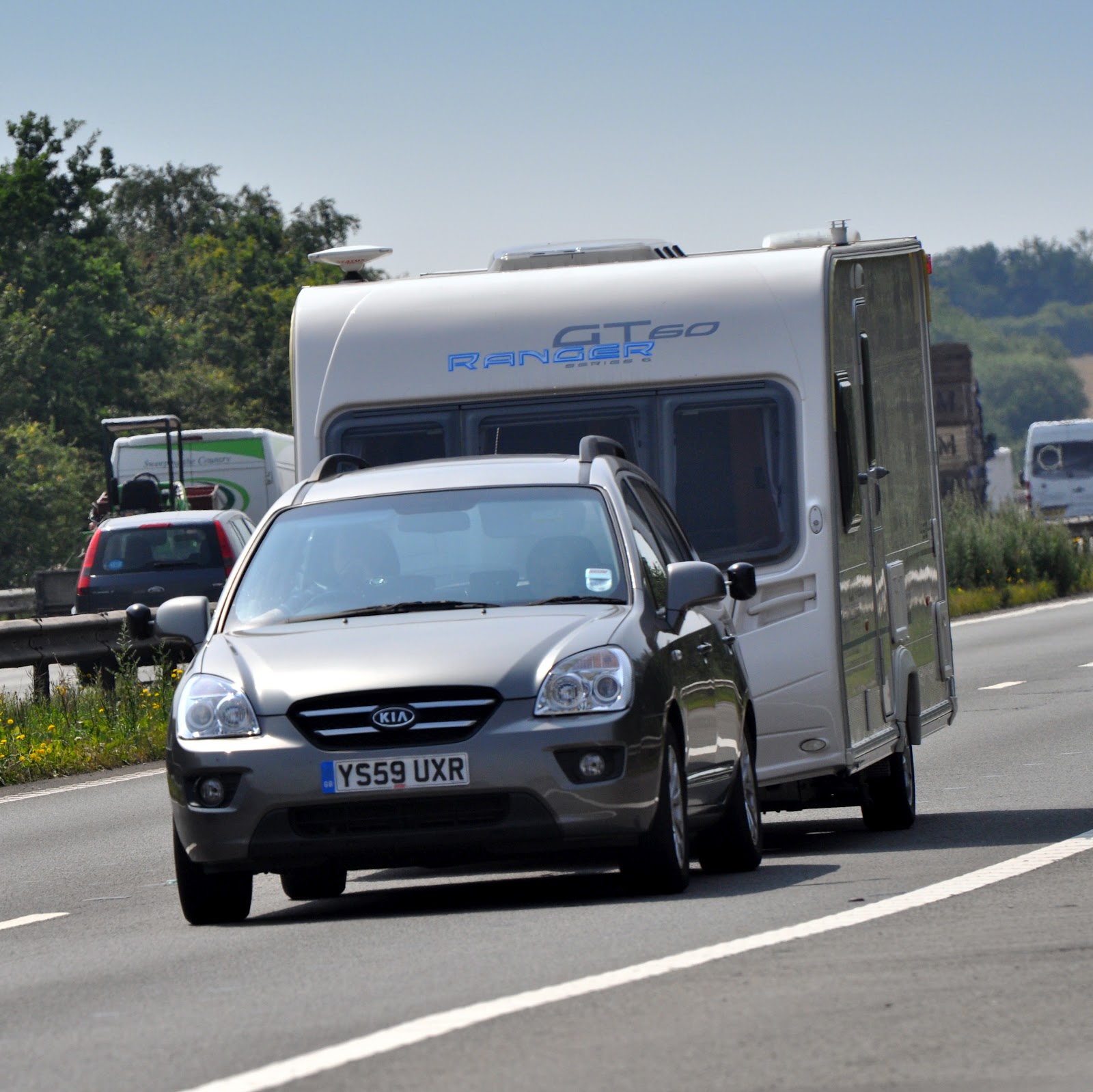 Cars & Caravans Kia and a Ranger GT60 single axle caravan