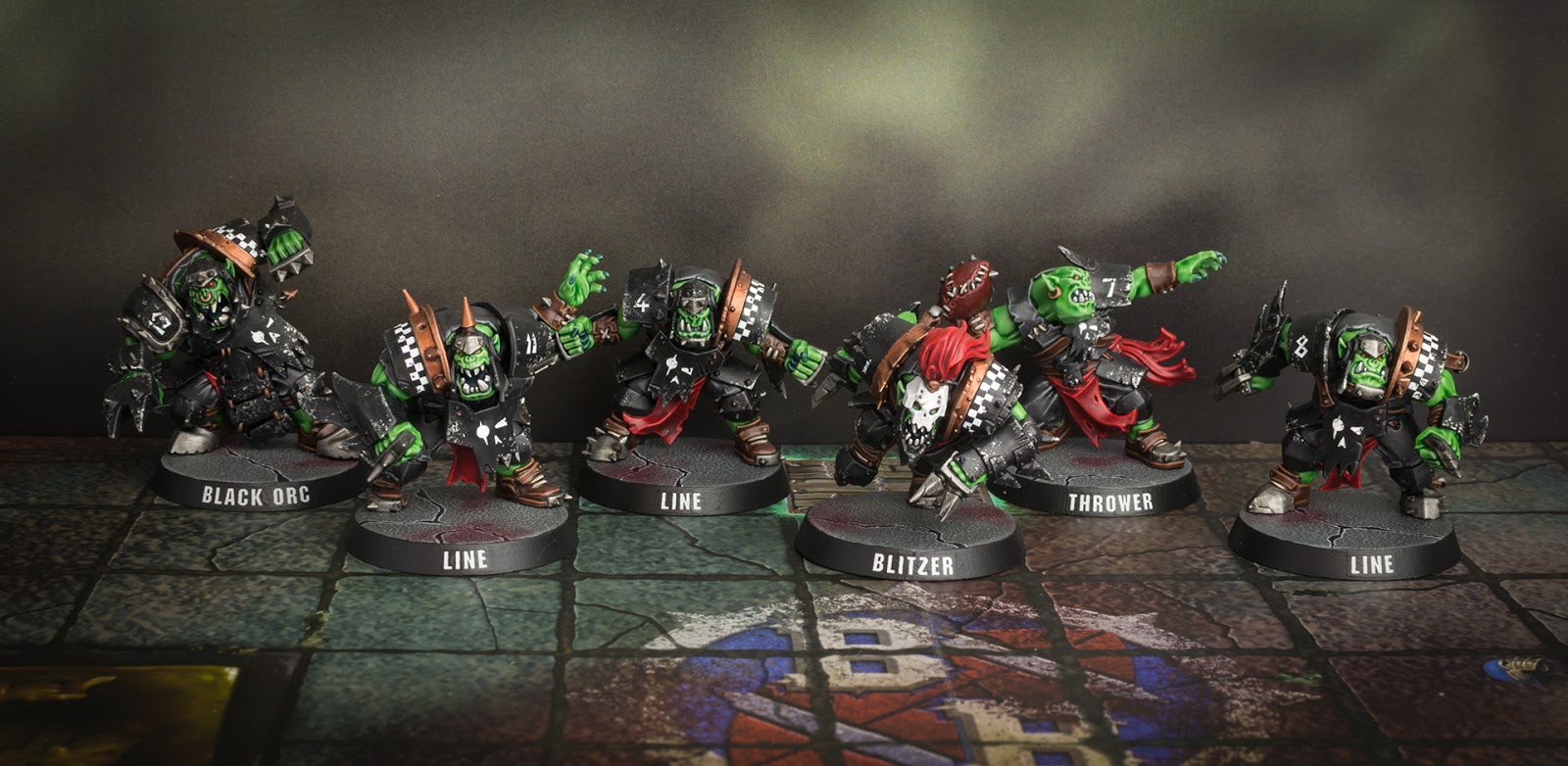 Tutorial How to paint Goff Orks / Ironjawz / Blood Bowl The Gauged Eye