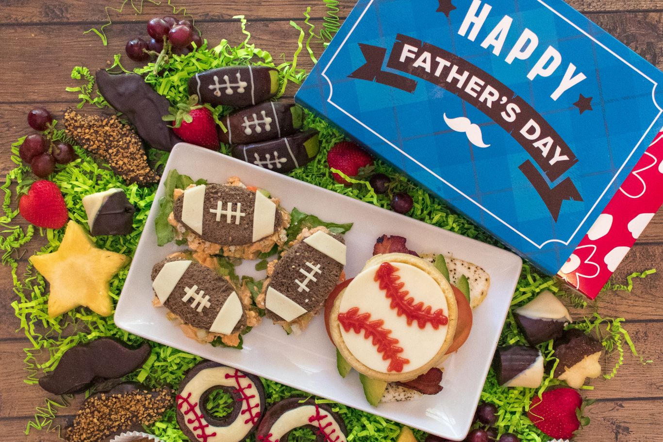 Lunchbox Dad Baseball Breakfast Sandwich and Buffalo Chicken Football