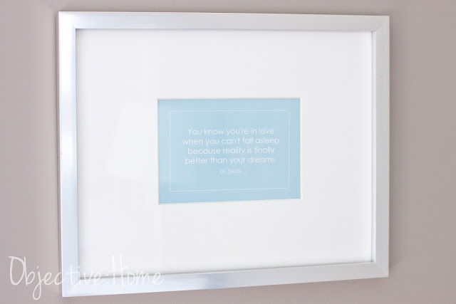 objective:home: Master Bedroom Wall Happenings (Free Printables!)
