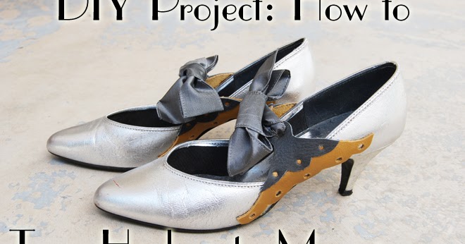 Jessamity: DIY Project: How to turn heels into maryjanes