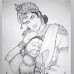 brahmanandam art,drawing by brahmanandam