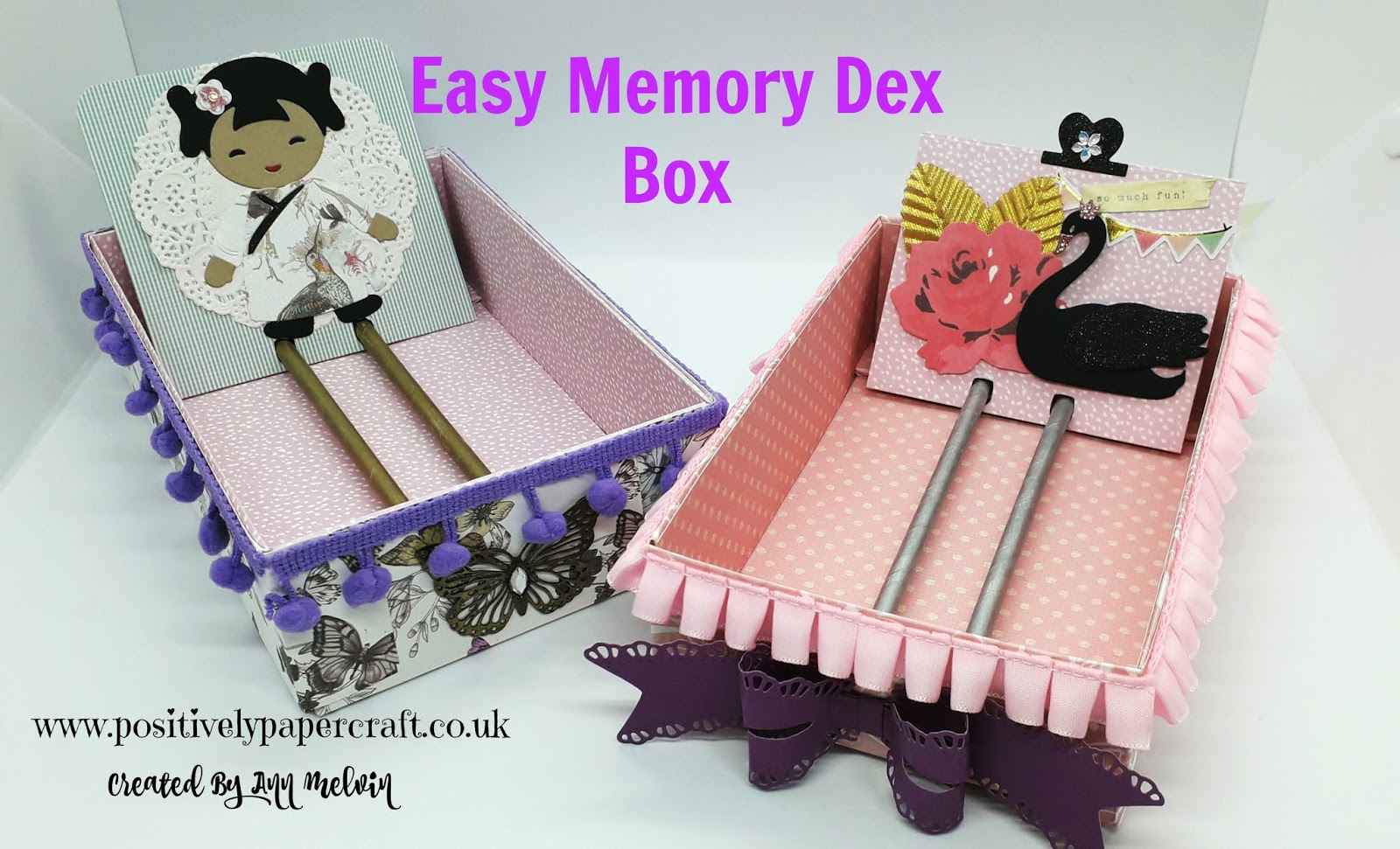 Positively papercraft Easy Memory Dex Box Tutorial