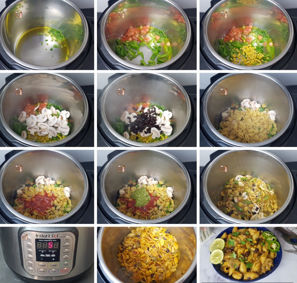 Instant Pot Pesto Marinara Pasta 20Minutes Vegan MarinaraPesto