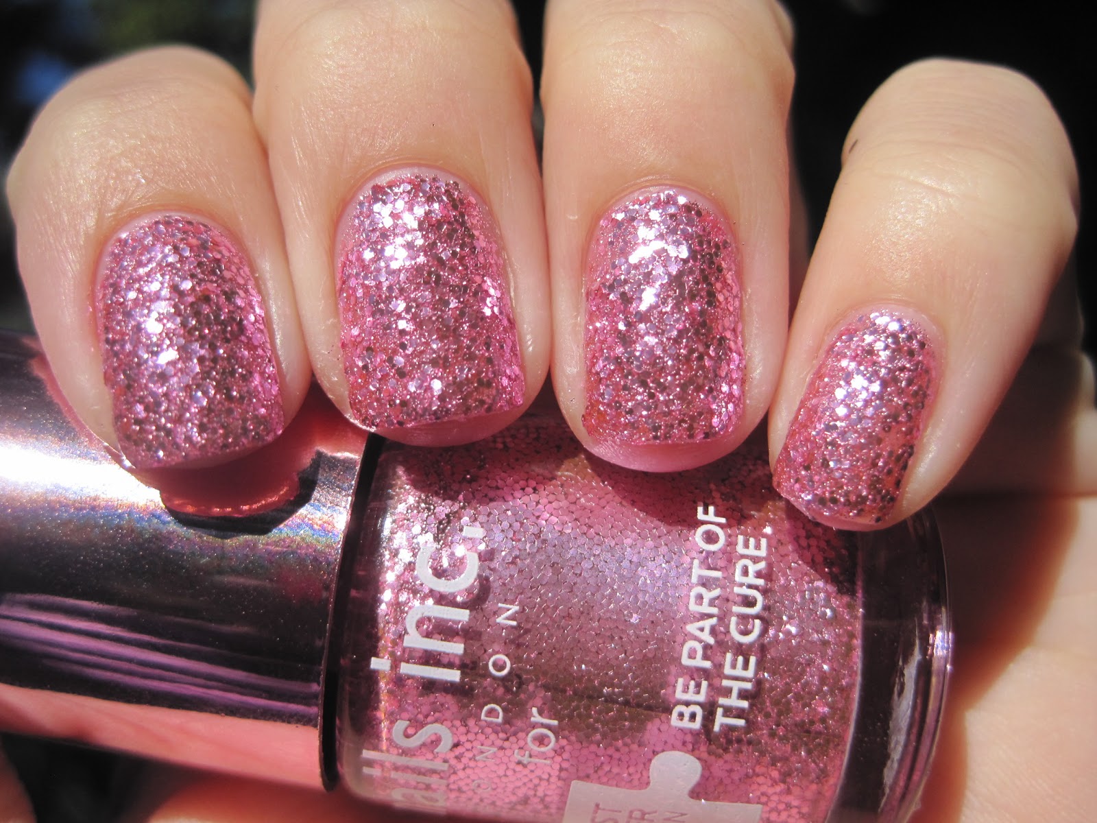 Sparkly Vernis: Nails Inc Pinkie Pink for BCA