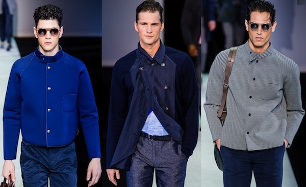 Giorgio Armani Men's Spring Summer 2014 - sporty jackets