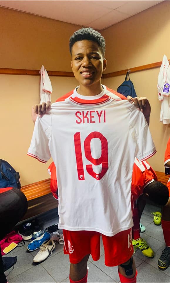 First Touch FC captain Siyamtanda Skeyi