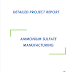 Project Report on Ammonium Sulfate Manufacturing