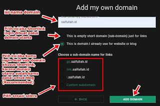 Cara Membuat Shortlink Pakai Domain Pribadi